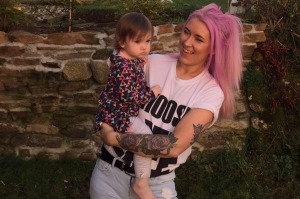 Gylisa Jayne with her daughter, Lily.