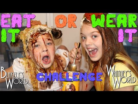 EAT IT or WEAR IT Challenge | Whitney and Blakely