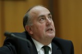 John Fraser Secretary of the Treasury during the Budget Estimates hearing at Parliament House in Canberra.