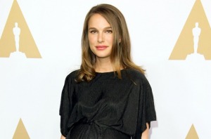 Natalie Portman attended the Oscar Nominees Lunch on February 6, weeks before welcoming daughter Amalia on February 28. 