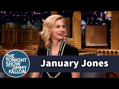 January Jones Is a Throwback Thursday Pro