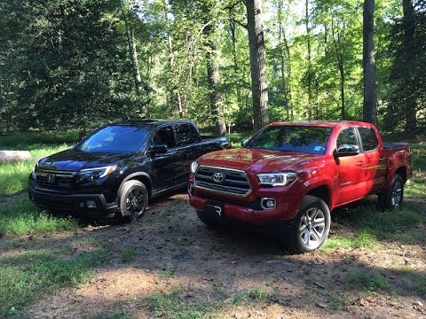 2017 Honda Ridgeline Versus 2016 Toyota Tacoma – Redline: Comparison