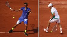 Tomic, Thiem rally