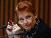 A recording has surfaced in which Pauline Hanson talks of trying to keep a donor's identity secret.