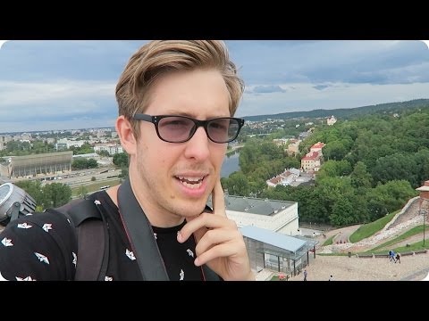 American explores Vilnius Lithuania! | Evan Edinger Travel