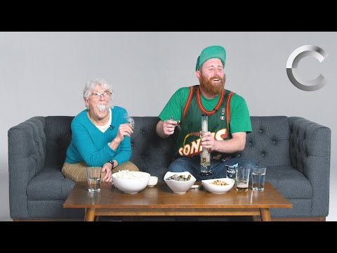 Dude Smokes Weed with his Grandma for the First Time