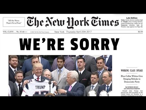 New York Times Apologizes for Fake News