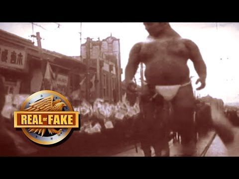 GIANT MAN CAUGHT ON CAMERA - real or fake