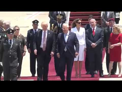 U.S. President Donald J. Trump Arriving in Israel, May 22, 2017