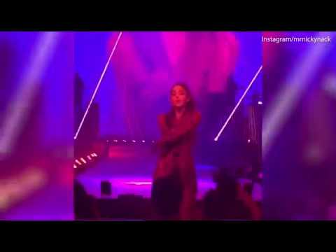 Ariana Grande performs at Manchester arena before big explosion