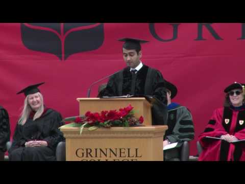 Kumail Nanjiani ’01, 2017 Grinnell College Commencement Address