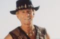 Paul Hogan as Crocodile Dundee.