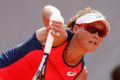 Sam Stosur spoke after her first-round victory at the French Open.