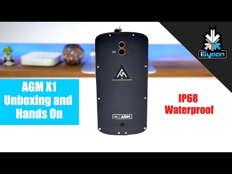 AGM X1 Phablet - IP68 Dust and Waterproof Smartphone Unboxing