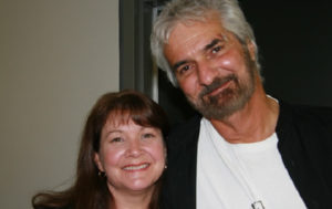 Steve Weisberg with Ted Vigil at the Mauch Chunk Opera House