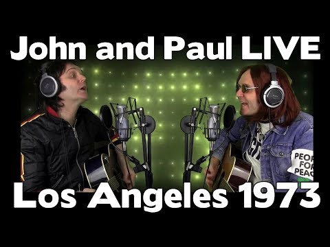 John Lennon and Paul McCartney - TOGETHER LIVE !!! 1973