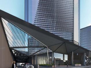 Plans for Victoria Police's new $250m 39-storey headquarters on Spencer St. Pic: Supplied