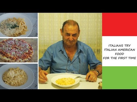 ⁮ITALIANS TRY ITALIAN AMERICAN FOOD FOR THE FIRST TIME | Must Watch