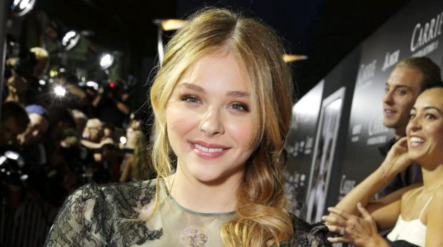 Chloe Grace Moretz has said she was "appalled" by a billboard promoting her new film.