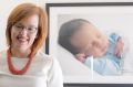 ACT Chief Minister Andrew Barr and Health Minister Meegan Fitzharris meet Anita Linforth and baby Eden on Thursday.