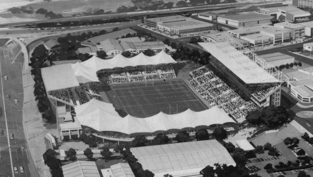 The 1993 plan for Lang Park redevelopment.