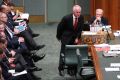 Prime Minister Malcolm Turnbull during question time at Parliament House in Canberra on Monday 29 May 2017. Photo: ...