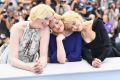 Actors Gwendoline Christie (left), Elisabeth Moss and Nicole Kidman attend a photocall for Top of the Lake: China Girl, ...