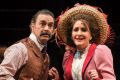 Inveterate matchmaker Dolly Levi (Marina Prior) has her work cut out with Horace Vandergelder (Grant Piro) in Hello, Dolly!