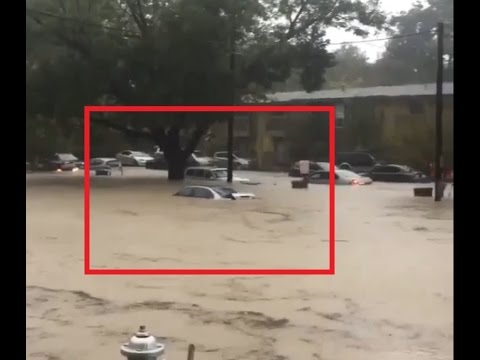 Flash flood Austin, TX.FOOTAGE