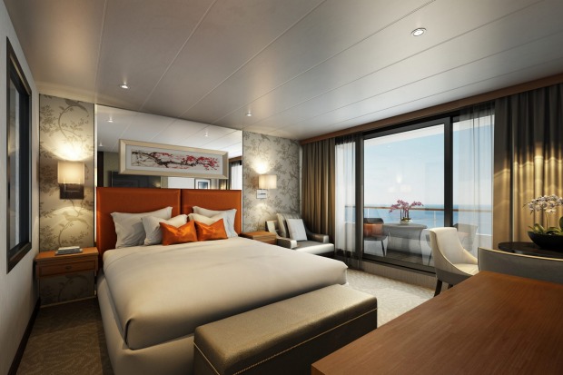 A deluxe cabin on Sanctuary Yangzi Explorer.