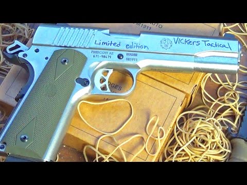 1911 Pistol demo and Ballistic Gel Test - The Ultimate Weapon System Platform