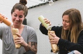 Liz Connelly and Kali Wilgus opened Kooks Burritos in Portland, Oregon, after taking a trip to Puerto Nuevo, Mexico. The ...