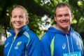 Preparing for the World Cup: Southern Stars captain Meg Lanning and coach Matthew Mott.