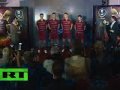 Football's Kremlin Wall: Russian team unveils new strip