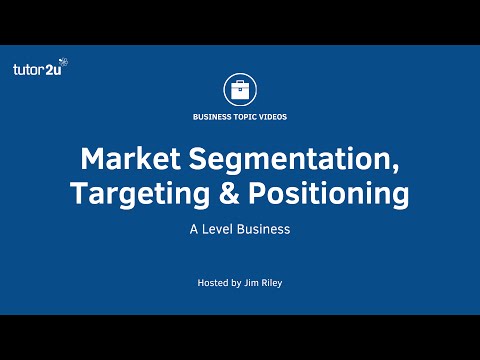 Marketing: Segmentation - Targeting - Positioning