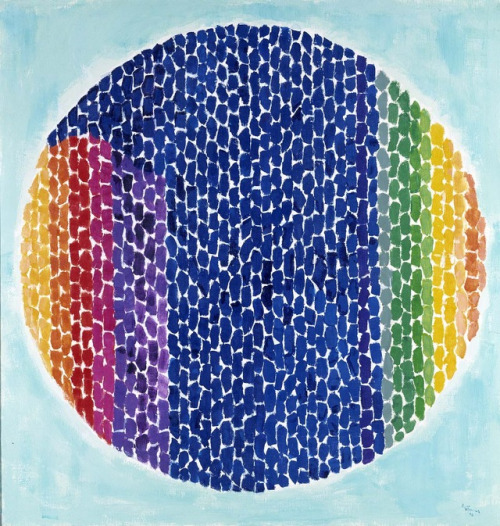 Getting that #FridayFeeling from this Alma Thomas painting, SnoopyEarly Sun Display on Earth (1970), in our @americanartmuseum.
Thomas was the first student to graduate from Howard University with a degree in art, and taught art to junior high...