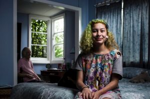 Josie Pohla with her grandmother Avril Domestic Violence story cr:?Dominic Lorrimer (archive photo appearing in SL, june ...