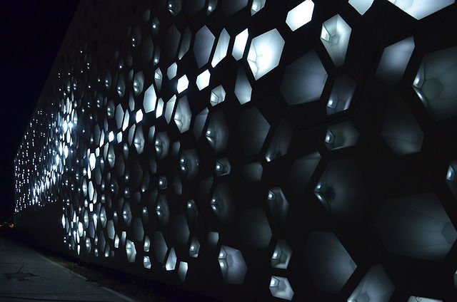 C3A Light and Media Facade Design for the Contemporary Art Centre in Cordoba (2012/16, realities:united)