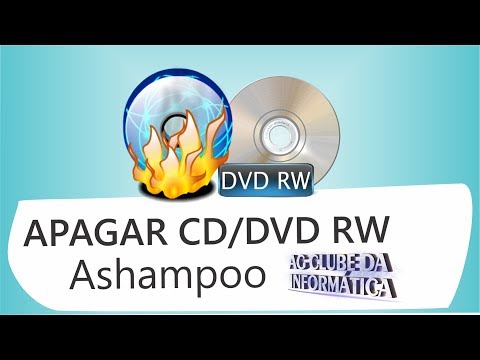 Como apagar CD/DVD RW com Ashampoo 2015 simples e fácil de usar