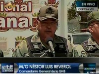 Nestor Reverol, Commanding General of Venezuela’s National Guard. (Globovision/El Universal)