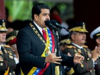 President Maduro at a military parade in commemoration of Venezuelan Independence Day. (AFP | Federico Parra)