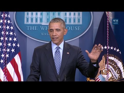 President Obama Holds his Final Press Conference