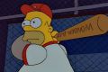 Hall of famer: Homer Simpson and his magic bat.