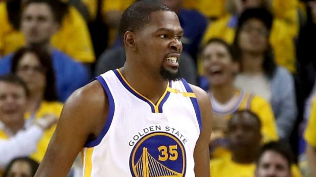 No one better: Kevin Durant was enormous in game one of the NBA Finals.