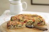 Use up last nights leftovers with this baked spaghetti frittata. <a ...