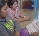 Lizeth and her mother, with the offensive award. Photo: Khou