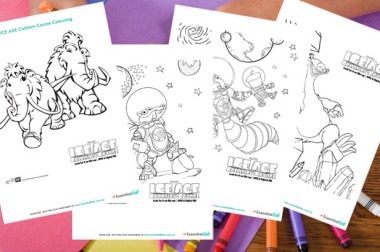 Download and print Ice Age colouring in sheets