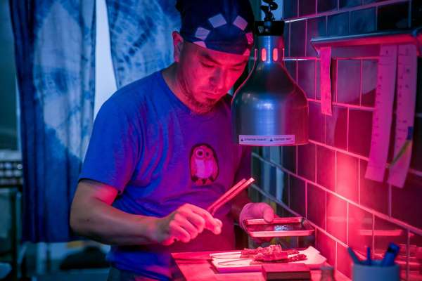 Chef  Noriyuki Sugie of Hitachino in San Francisco, Calif., is seen on May 27th, 2017.