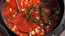 Minestrone soup.