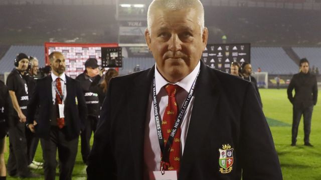 Up against it: Warren Gatland.